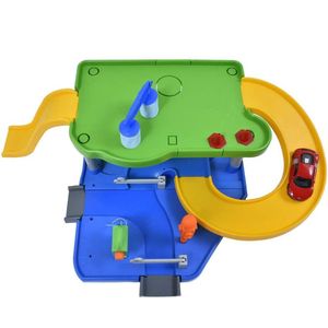 Street Fire Bburago Auto Service Speelgoed Garage (Inclusief 1/43 Modelauto) - Speelgoed voor kinderen - Modelauto - Miniatuurauto - Schaalmodel - Model autos Speelgoedauto - Kinderspeelgoed