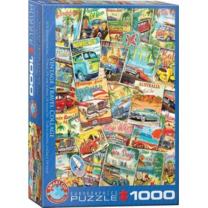 Eurographics Vintage reiscollage (1000)