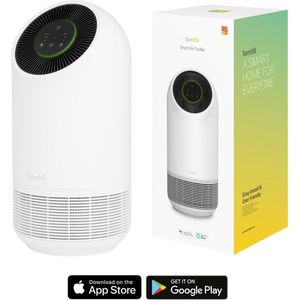 Hombli Smart Air Purifier – Luchtreiniger – HEPA 13 Filter en Actieve Koolstoffilter – Wifi - Bediening via App – Spraakbesturing met Google, Alexa en Siri