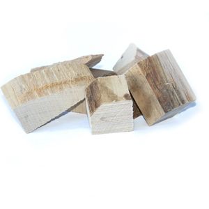 15 KG Hickory Chunks|Rookhout voor de Kamado BBQ |Rookoven| 100% Hickory Onbehandeld |Dymbox