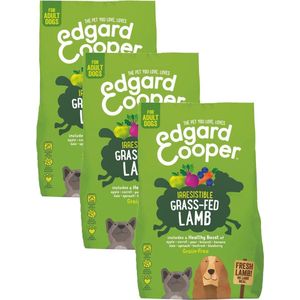 Edgard & Cooper Verse Graslam Brok - Voor volwassen honden - Hondenvoer - 3 x 700g