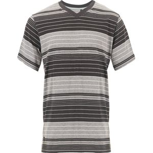 T-shirt Pastunette - Gestreept - Katoen - Grijs - Maat S