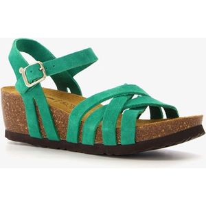 Hush Puppies Bio dames sandalen groen - Maat 38 - Extra comfort - Memory Foam