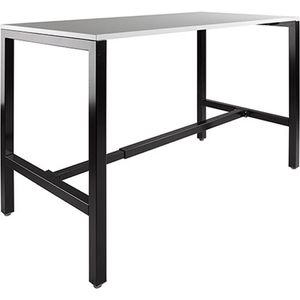 Schaffenburg Sta Tafel - Domino Basic 180 x 80 wit - wit frame