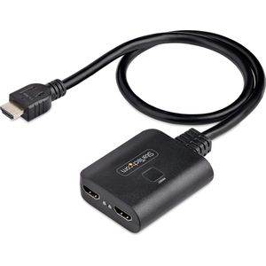 HDMI Cable Startech HDMI-SPLITTER-4K60UP Black