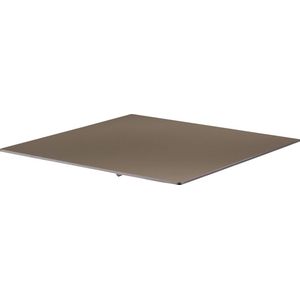 Oviala - Tafelblad van gelamineerd materiaal 60x60 cm taupe