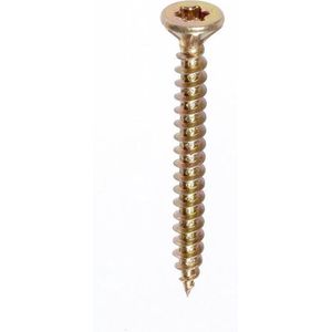 Intergard Spaanplaatschroeven geelverzinkt TORX 6.0x110mm
