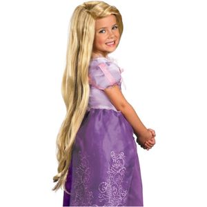Smiffys - Disney Tangled Rapunzel Pruik Kinderen - Blond