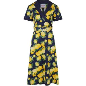 Dancing Days - LEMON SWING Flare jurk - L - Blauw