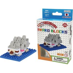 Iwako Blocks puzzel gum - Egel