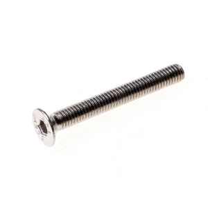 Kelfort Binnenzeskantbout platverzonken kop RVS A2 m5 x 60mm