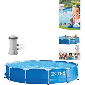 Intex Metal Frame Pool Set - Opzetzwembad - Ø 366 cm x 76 cm
