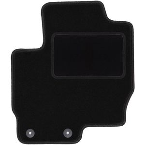 Bestuurdersmat zwart voor: Mitsubishi Colt VII hatchback (2008-2012)