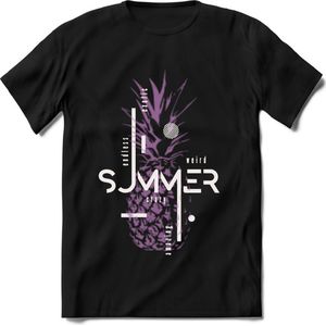 Summer Fruit | TSK Studio Zomer Kleding  T-Shirt | Roze | Heren / Dames | Perfect Strand Shirt Verjaardag Cadeau Maat XL