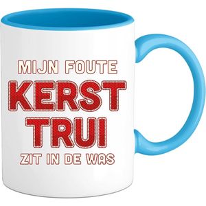 Mijn foute kerst trui zit in de was - Mok - Aqua