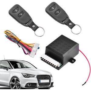 Autosleutelloos toegangssysteem met centrale vergrendelingsset voor 12V auto's - Automatisch centraal vergrendelingssysteem - Afstandsbediening | DC12V auto's .
