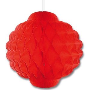 Rode decoratie lampion 30 cm