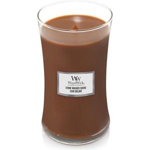 WoodWick Stone Washed Suede Large Candle