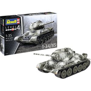 1:35 Revell 03319 T-34/85 Tank Plastic Modelbouwpakket