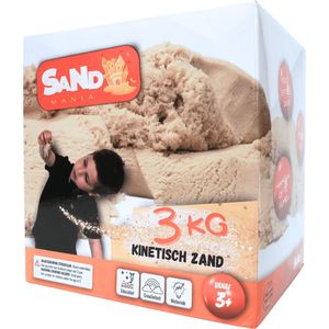 Sand mania - Kinetisch zand - 3 KG - Met coole roller - Magic sand - Speelzand - Magisch zand - Montessori speelgoed