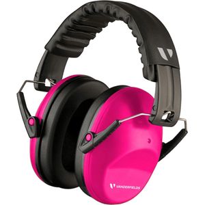 Gehoorbescherming voor Volwassenen - Oorbescherming Concentratie - Gehoorbeschermers Schietsport - 26dB - 12+ jaar - Roze - V-Slick