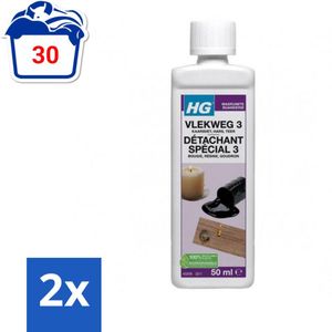 HG - Wasruimte - Vlekweg 3 - Kaarsvet, Hars & Teer - 50 ml - Voordeelverpakking - 2 stuks