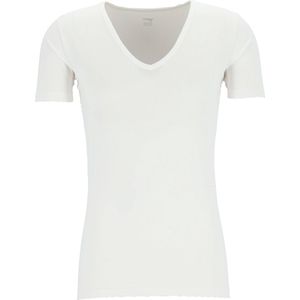 Mey Dry Cotton functional T-shirt (1-pack) - heren T-shirt slim fit diepe V-hals - wit - Maat: M