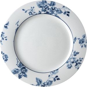 Laura Ashley Blueprint Collectables Borden Plat - Ø23 cm - China Rose - Ontbijtborden - Dinerborden - Kerstservies