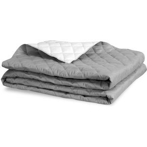 Aio - Dekbed - Antiallergisch Microvezel / Polyester (200 x 220 cm, Grijs met Wit)