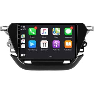 Navigatiesysteem auto met scherm - autoradio geschikt voor CarPlay en Android auto - bluetooth radio - geschikt voor Opel Corsa 2020-2023