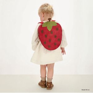 Beagles Friends Rugzak - Aardbei - Rugtas - Kinderen - Fruit - Rood