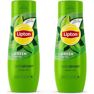 SodaStream Lipton Green Ice Tea Siroop 440ml - 2 Stuks