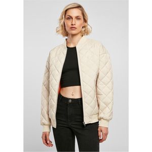 Urban Classics - Oversized Diamond Quilted Bomber jacket - 3XL - Groen