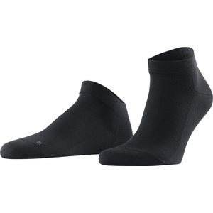 FALKE Sensitive London heren sneakersokken - zwart (black) - Maat: 47-50