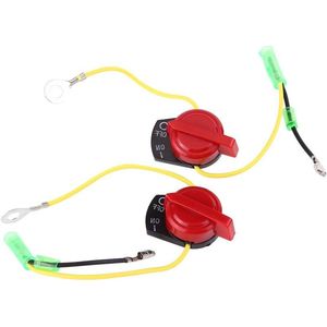 Aan-uit-motorschakelaar 2 stuks voor Honda GX120 GX160 - Motorstop-aan-uitschakelaar