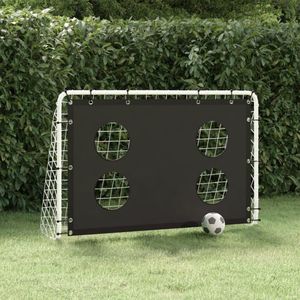 The Living Store Inklapbare voetbalgoal - 184 x 61 x 122 cm - Weerbestendig