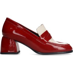 Manfield - Dames - Rode lakleren pumps - Maat 40