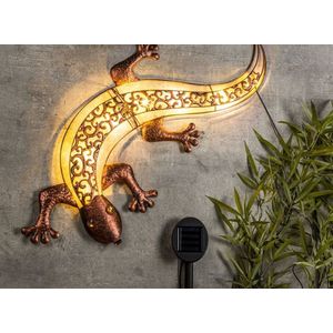 Hi LED Solar Gecko Wandlamp - 69x36x3 cm