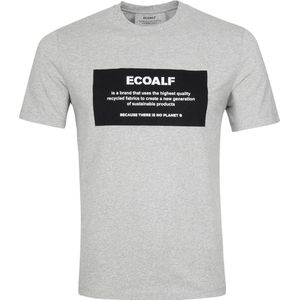 Ecoalf Natal T-Shirt Label Lichtgrijs - Maat XXL - Heren - Casual T-shirts