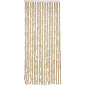 Royal Patio - Vliegengordijn - Kattenstaart- 90x210 cm - Beige