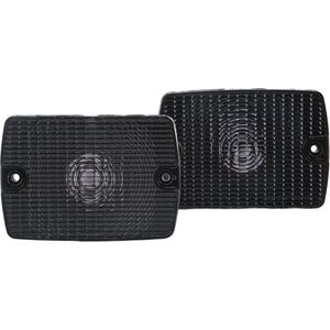 Richtingaanwijzer Lens 56001378 Front Parking Light Lens Sterke Lichttransmissie Vervanging Wrangler YJ 1987-1995 Zwart