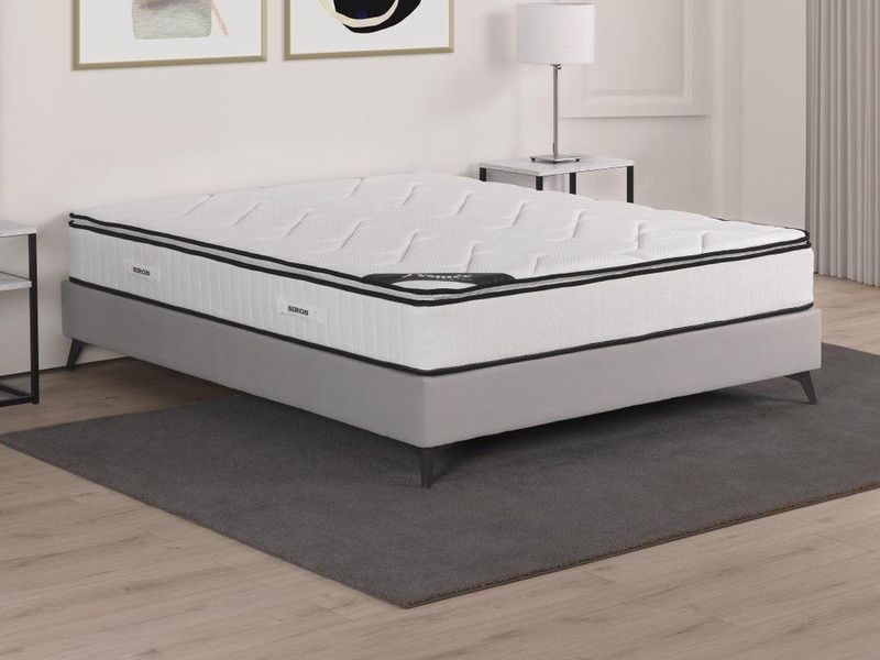 Vente-unique Matras – 140 x 190 cm – Brandwerend – Pocketveren – 5 comfortzones – Geheugenschuim – Dikte: 23 cm – SIRON van YSMÉE HÔTEL