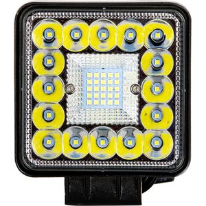 Verstraler LED 42W - 108mm x 108mm x 47mm | Combo (Spot + Flood) - 12V & 24V DC | daglichtwit 6500K | IP67