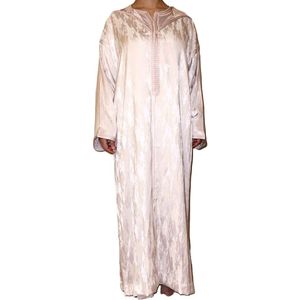 [merkloos] [djeleba] -[gandora] [geborduurd] [marokkaanse jurk] [islamitische jurk [ kandora]
