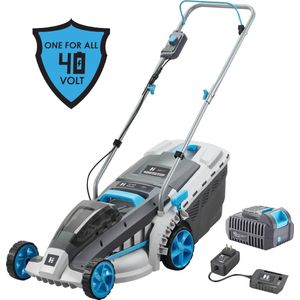 H-Ster accu grasmaaier Ruud 40V - snijbreedte 370mm - snijhoogte 25-75mm - incl. 40V accu en lader