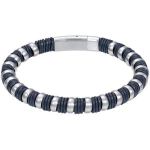 iXXXi Men-Logan-Zilverkleurig Mat-Heren Armband