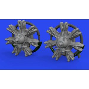 1:48 Eduard 648866 Anson Mk. I Engines - Resin - Airfix Resin onderdeel