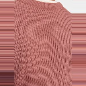 Trendyol Kaki Oversized Pasvorm, Brede Pasvorm En Ronde Hals, Basic Gebreide Trui Tmnaw23Kz00189