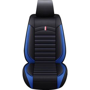 Auto zitkussen stoelhoezen PU-leer Universele autostoelhoezen voor de Vordersitze - Blauw