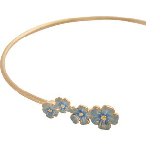 Fable England - Armband - Sieraad - Geel - One size - Forget-Me-Not Bangle